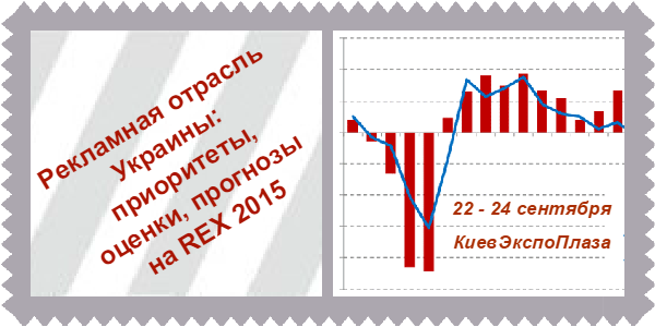 Рекламная отрасль Украины: факты, оценки, прогнозы на REX 2015